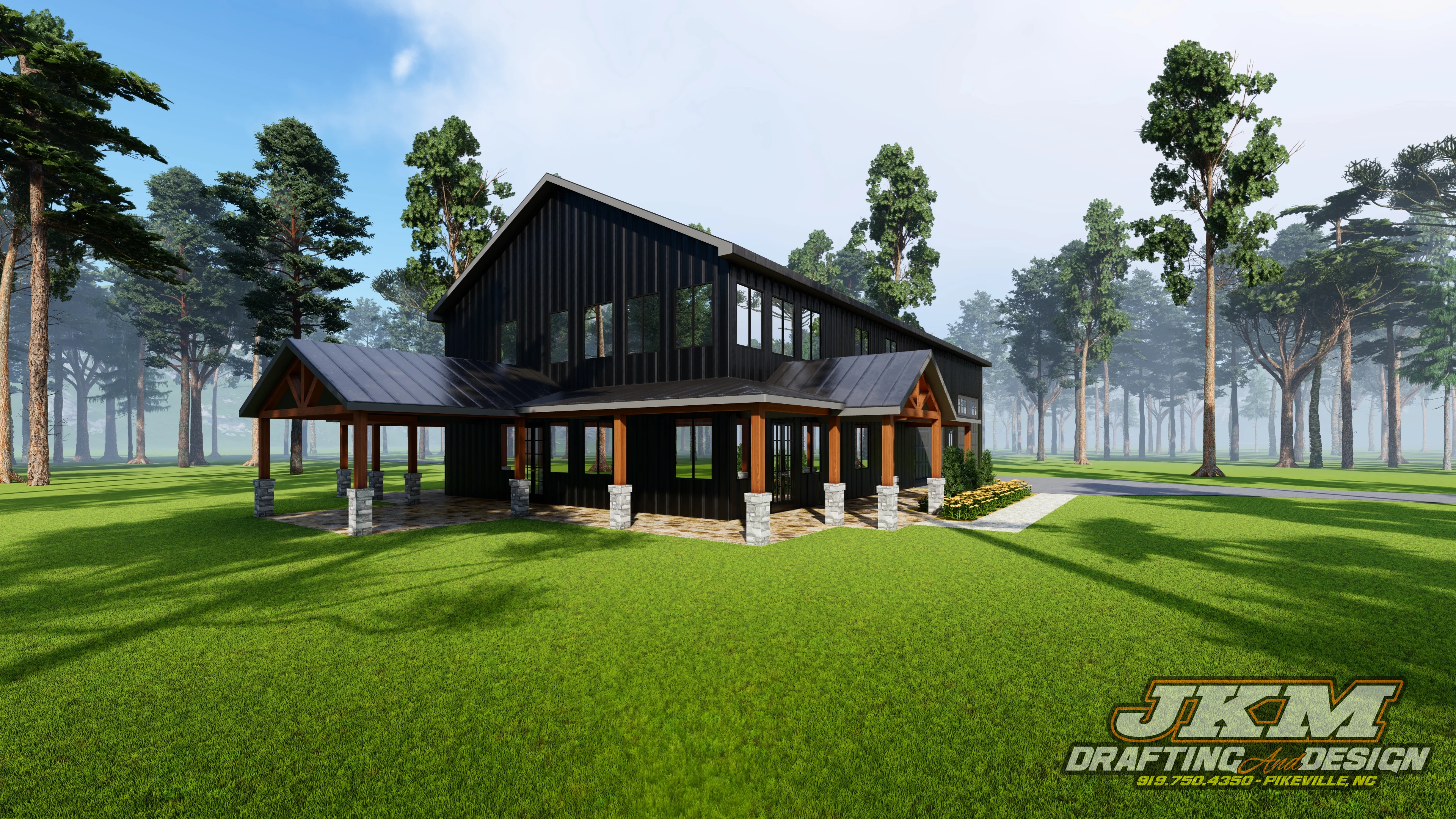 Residential drafting project — example 1, North Carolina